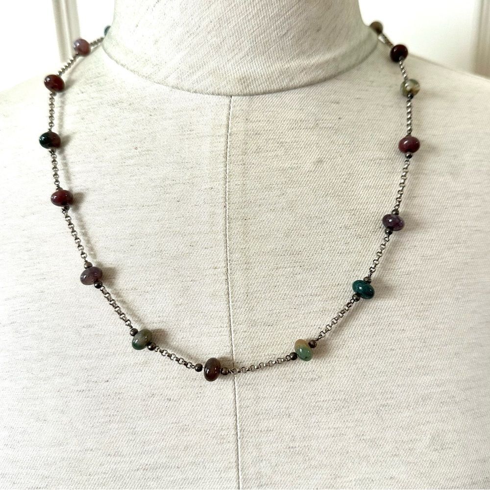 Indian agate necklace